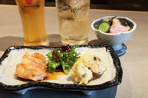 はんなりEL飲みセット~選べるおつまみプレート+60分飲み放題 2,000円でどうどす?~の画像1
