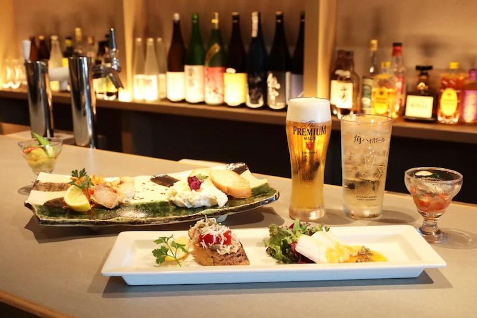 はんなりEL飲みセット~選べるおつまみプレート+60分飲み放題 2,000円でどうどす?~の画像