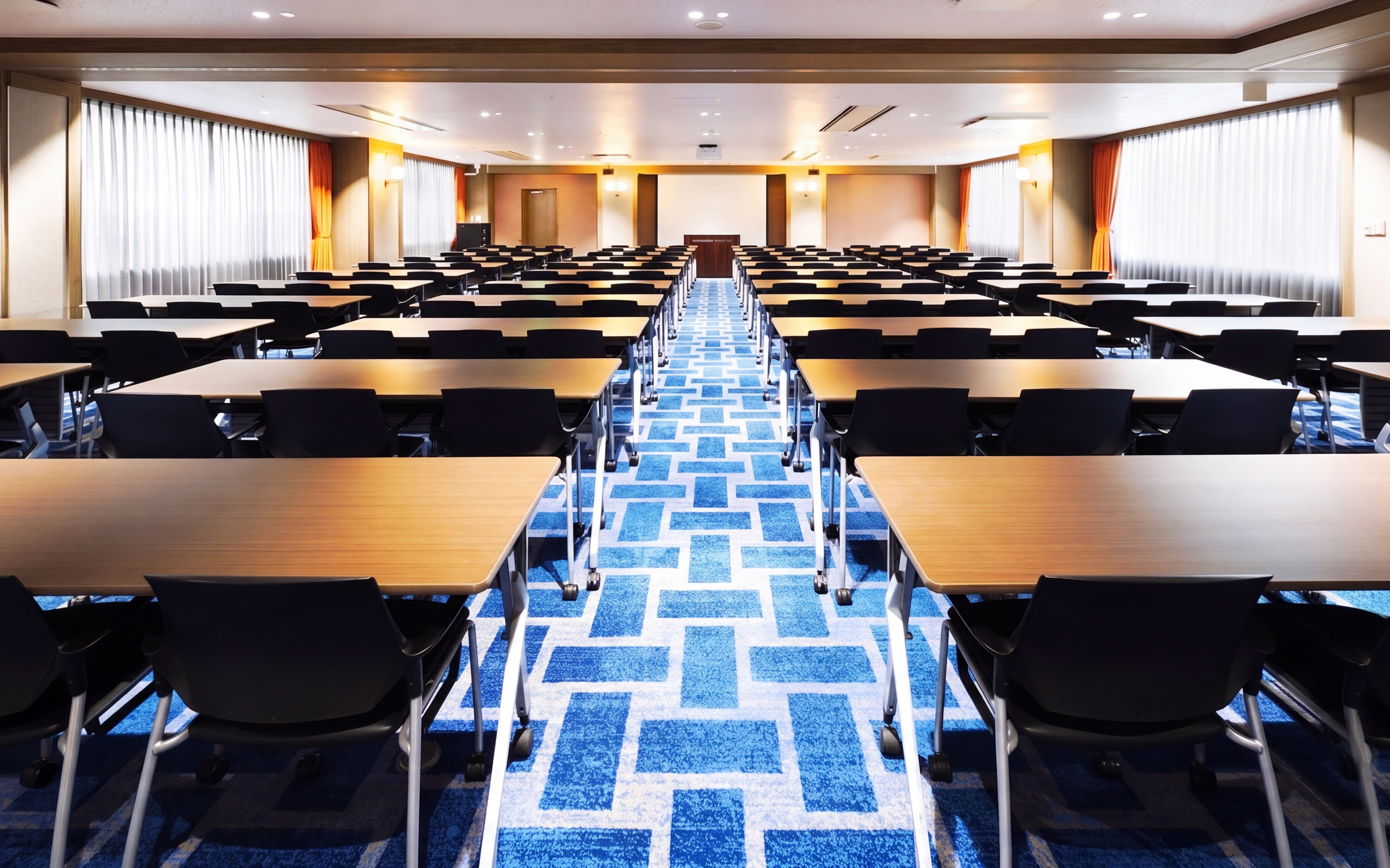 Conference room banquet setup