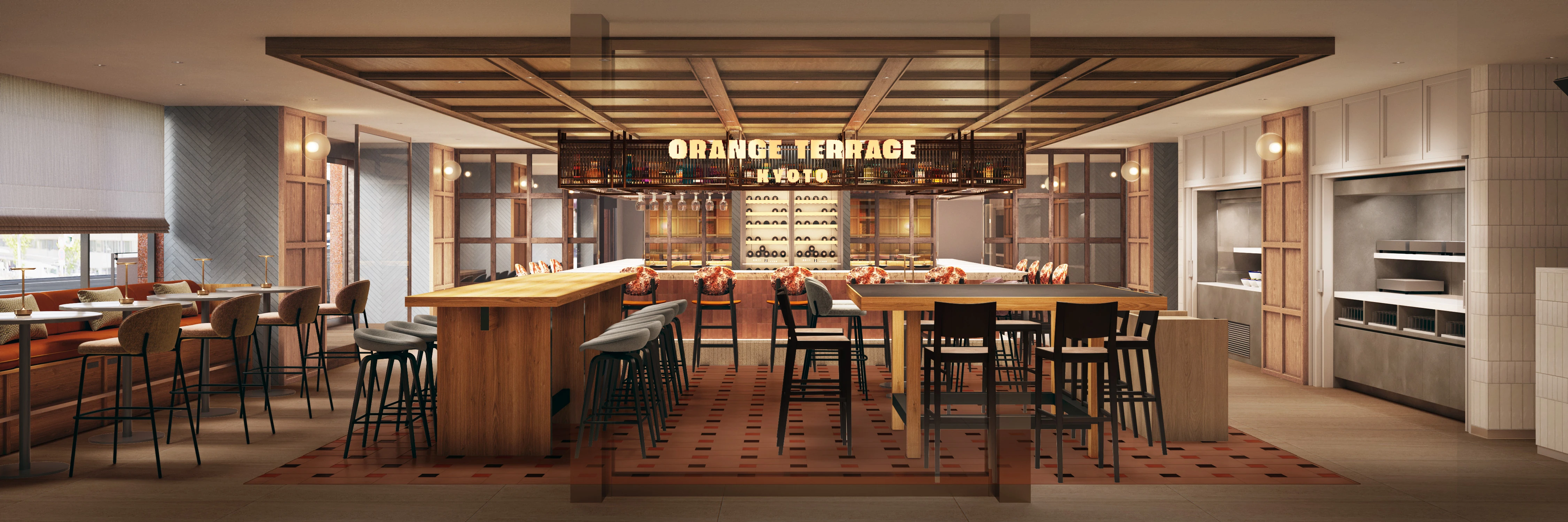 ORANGE TERRACE KYOTO 店内